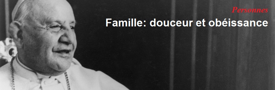 Saint Jean XXIII: Message aux familles - 1962 
